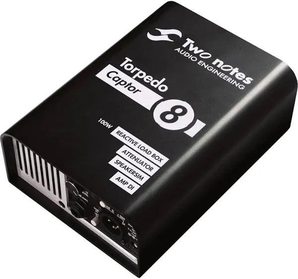 Two Notes Torpedo Captor Loadbox/DI/Attenuator