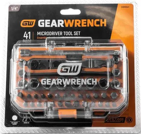 GEARWRENCH GWMBS41 41 Piece 1/4" Drive MicroDriver Set