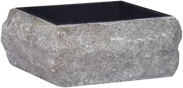 vidaXL Sink 11.8"x11.8"x5.1" Marble