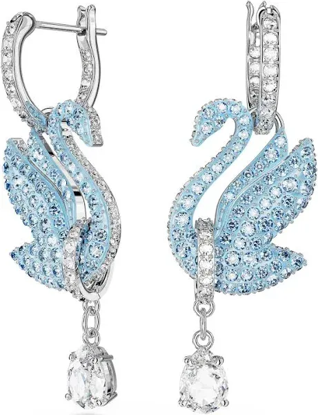 Swarovski Iconic Swan Drop Earrings