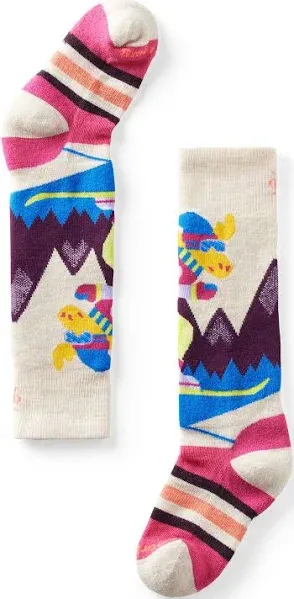 Smartwool Junior Wintersport Full Cushion Mountain Moose Pattern OTC Socks