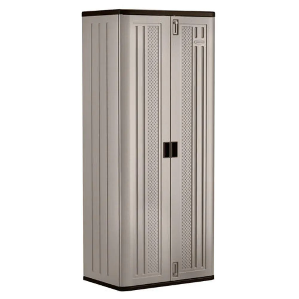 Suncast Tall Storage Cabinet, Gray