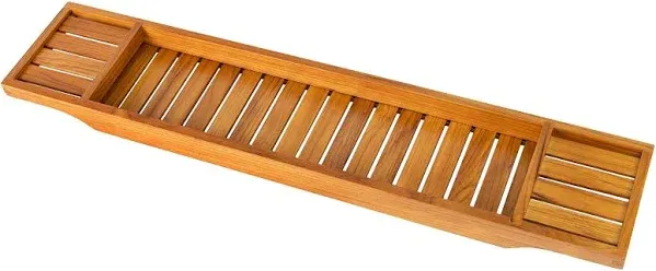 Rebrilliant Teak Bathtub Tray