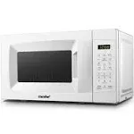 COMFEE' EM720CPL-PM Countertop Microwave Oven with Sound On/Off, ECO Mode and Easy One-Touch Buttons