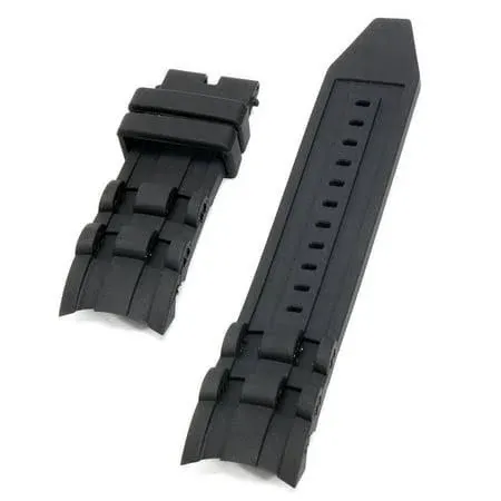 26mm Rubber Black Watch Band Strap For Invicta Pro Diver 6977-6978-6981<wbr/>-6983