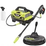 Ryobi RY141802-SC 1800 psi 1.2 GPM Cold Water Electric Pressure Washer with Surface Cleaner