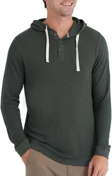 Men's Free Fly Bamboo Waffle Hoody