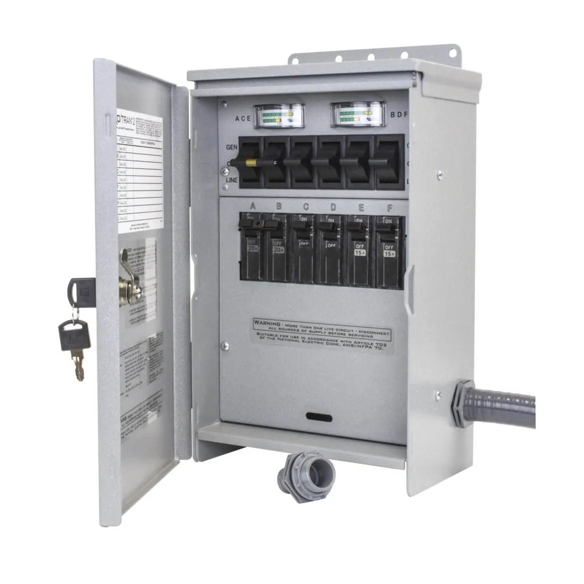 Reliance Controls Pro/Tran 2 20-Amp Outdoor Transfer Switch