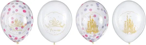 Disney Princess Latex Confetti Balloons