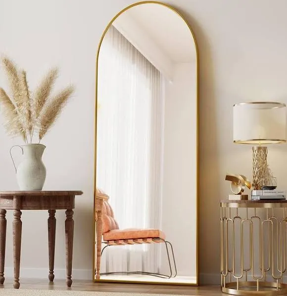 DUMOS Arched Full Length Mirror with Stand