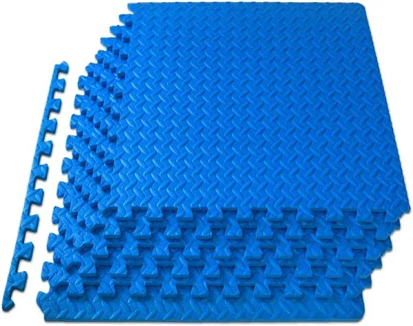 Puzzle Exercise Mat with EVA Foam Interlocking Tiles for MMA, Exercise, Gymnasti