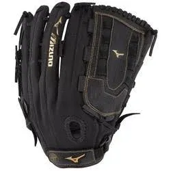 NWT Mizuno Premier Adult 14&#034; Slow Pitch Softball Glove Black Left Hand Throw