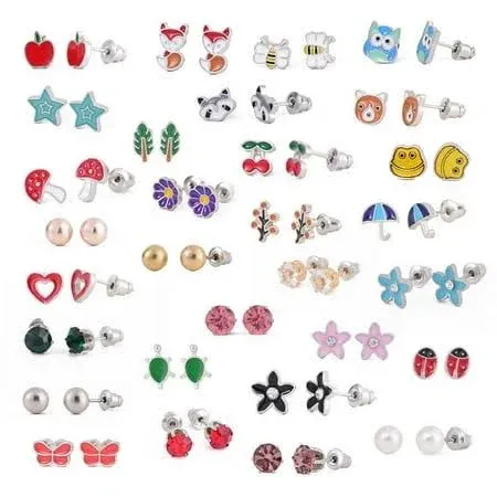 Stainless Steel Hypoallergenic Stud Earrings for Girls