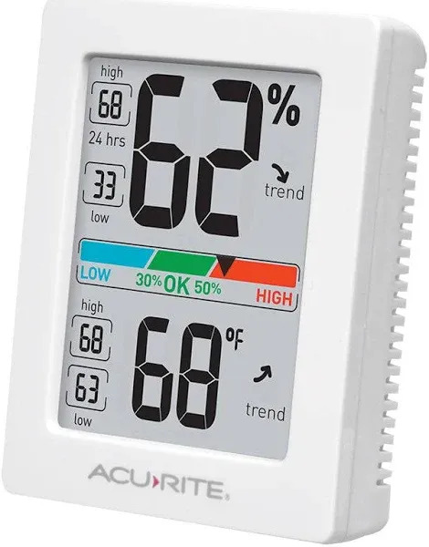 AcuRite Pro Accuracy Indoor Temperature and Humidity Monitor