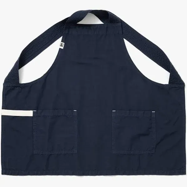 Hedley & Bennett Smock 2 pocket Blueberry Cotton Solid Apron