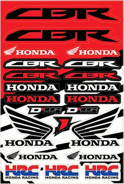 D-cor Honda Street Decal Sheet 40-10-102