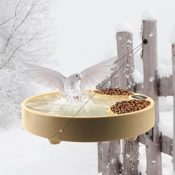 JESTOP Heated Bird Baths