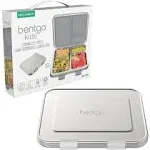 Bentgo - Kids Stainless Steel Leak-Resistant Lunch Box - Silver