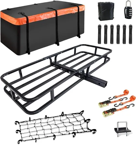 MeeFar Hitch Mount Cargo Carrier Basket