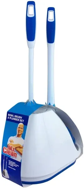 Mr. Clean Turbo Toilet Brush & Plunger Set 440436