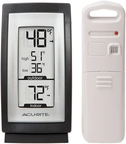 Acurite Digital Thermometer with Indoor & Outdoor Temperature