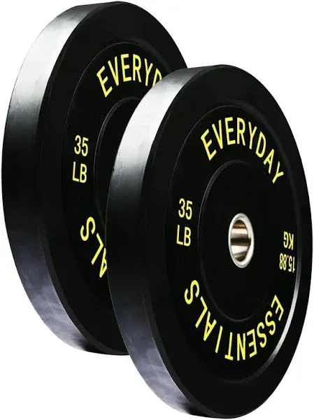 BalanceFrom Color Coded Olympic Bumper Plate Weight Plate