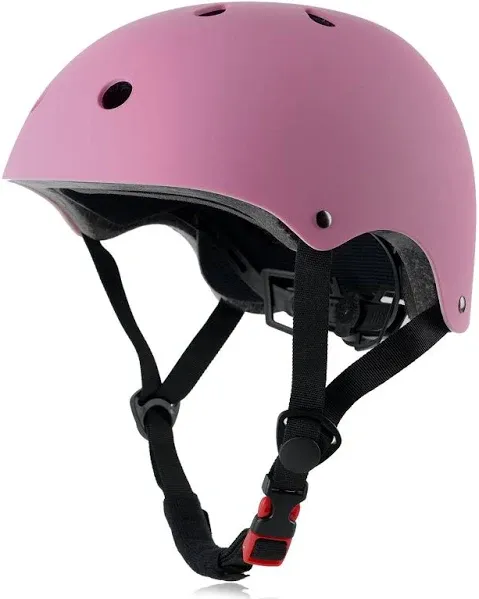 Skateboard Bike Helmet, Lightweight Adjustable, Multi-Sport, Scooter, 3 Sizes