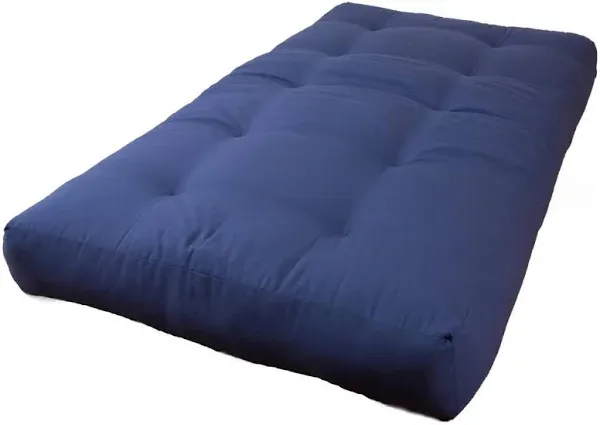 Blazing Needles 8 in. Renewal Twill Full Size Futon Mattress