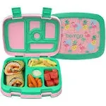 Bentgo Kids Prints Leak-Proof, 5-Compartment Bento-Style Lunch Tropical 