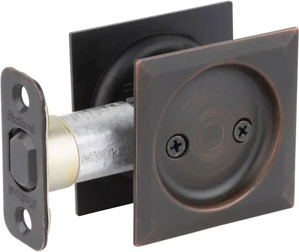 Kwikset Square Passage Pocket Door Lock 334SQT