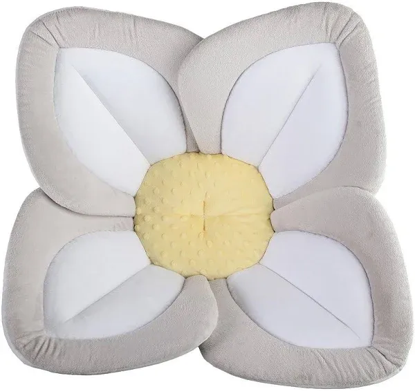 Blooming Bath Lotus Baby Bath Seat- GRAY / YELLOW