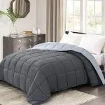 California King Comforter - Grey Lightweight | adamsbargainshop.com