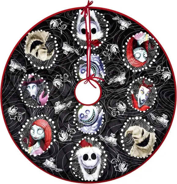 Nightmare Before Christmas Hallmark Keepsake Halloween Town Tree Skirt NEW