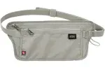 Lewis N. Clark Womens RFID Blocking Money Belt Travel Pouch Waist Stash (Taupe)