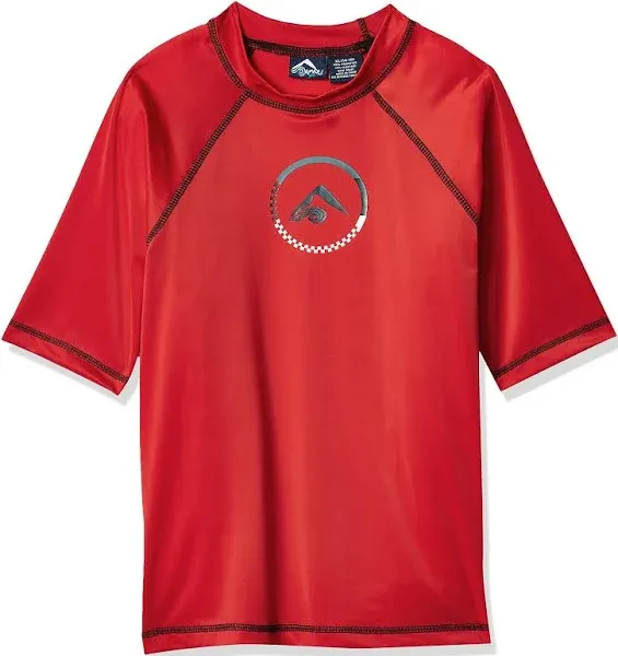 Kanu Surf Boys' Haywire UPF 50+ Sun Protective Rashguard Swim Shirt