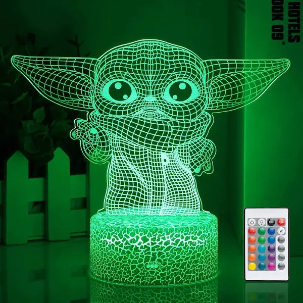 Star Wars Baby Yoda Grid Light Full Set Lamp