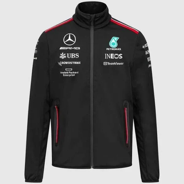 Mercedes AMG Petronas F1 2023 Men's Team Softshell Jacket