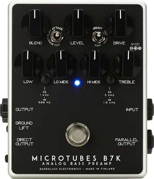 Darkglass Microtubes B7K Ultra v2 Aux In Bass Overdrive