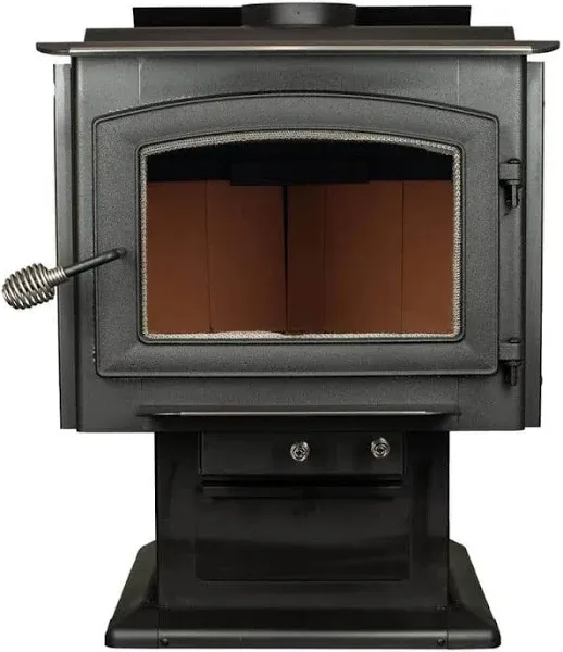 Ashley Hearth 3,200 Sq. ft. Freestanding Large Pedestal Wood Stove AW3200E-