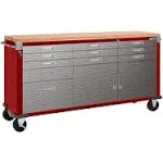 Seville Classics UltraHD Rolling Workbench - Red