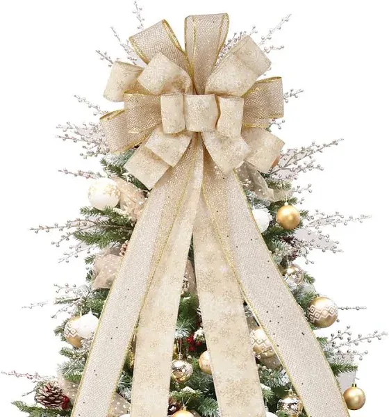 Christmas Tree Topper Bow