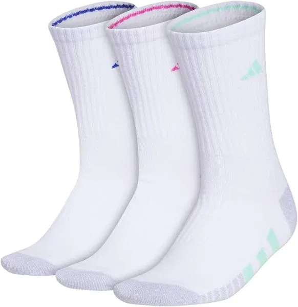 adidas Women's Cushioned Crew Socks (3-Pack)