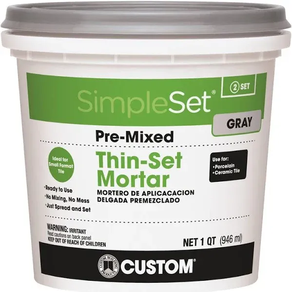 CTTSGQT Pre-Mixed Ceramic Tile Thin Set Mortar