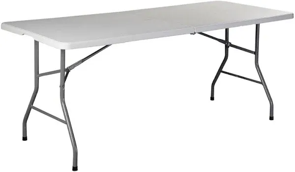 Costway 6' Folding Table Portable Plastic Indoor Outdoor Picnic Dining Camp Tables