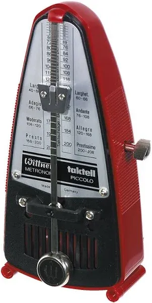 Wittner Taktell Piccolo Metronome, Ruby