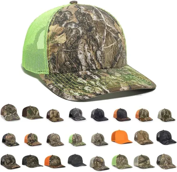 Outdoor Cap OC771CAMO Camo Premium Modern Trucker Hat