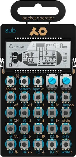 Teenage Engineering PO-14 Pocket Operator Sub Bass Synthesizer