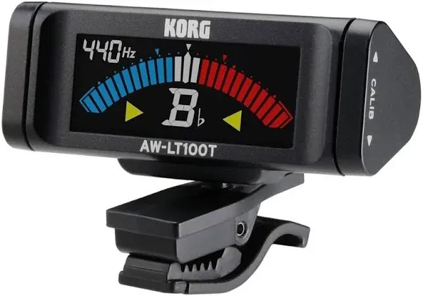 &#034;KORG 100 hours of continuous driving guitar-only clip-on tuner AW-LT100G