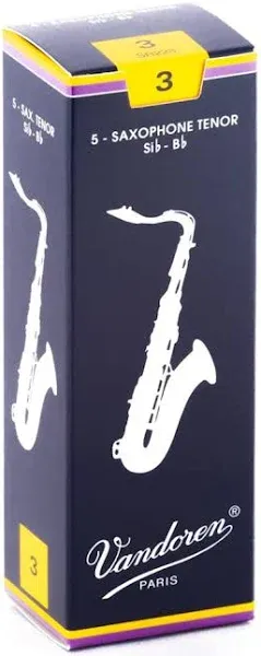 Vandoren Traditional Tenor Sax Reeds