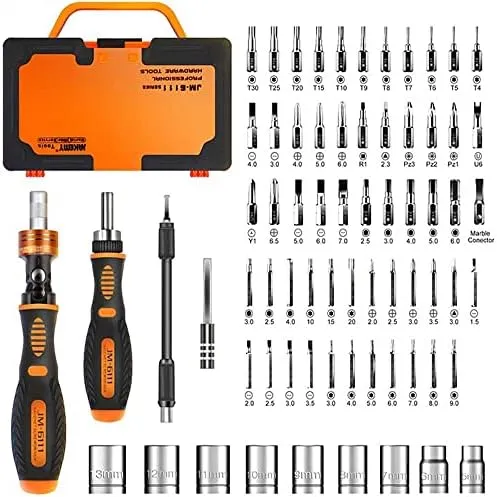 Jakemy Home Rotatable Ratchet Screwdriver Set